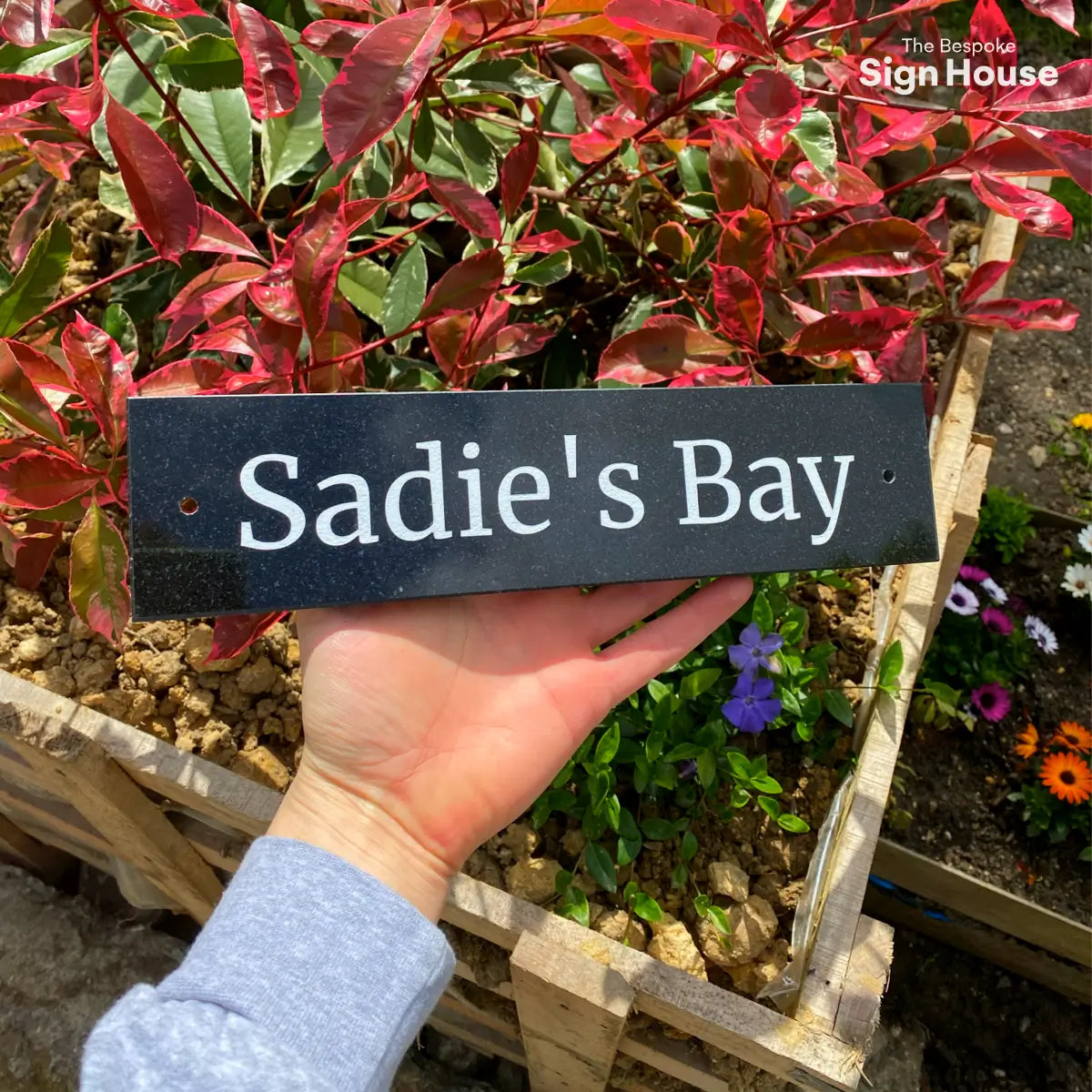 Slate Memorial Bench Name Plaque