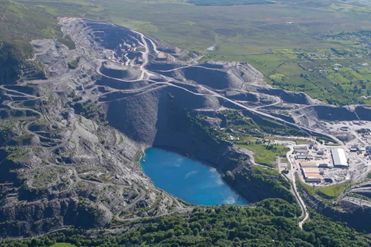 Slate quarry in wales for welsh slate